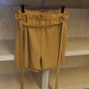 🎉SALE🎉 Belted Orange Shorts - 0XL